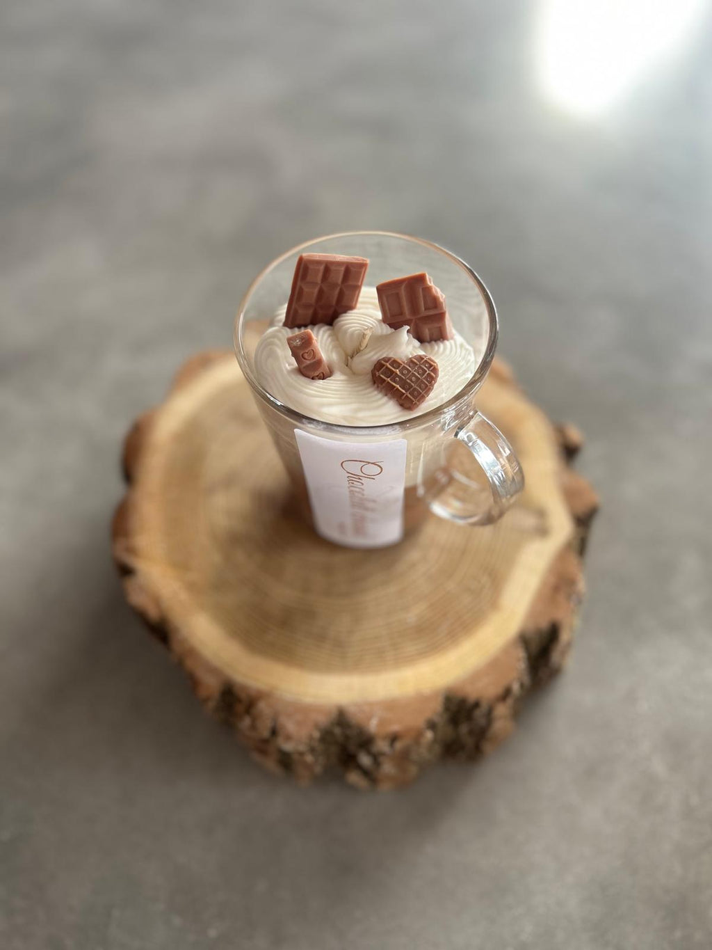 Bougie gourmande chocolat au lait - Matana Création