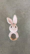 Hochet bébé personnalisé gravé prénom et date de naissance - cadeau naissance
